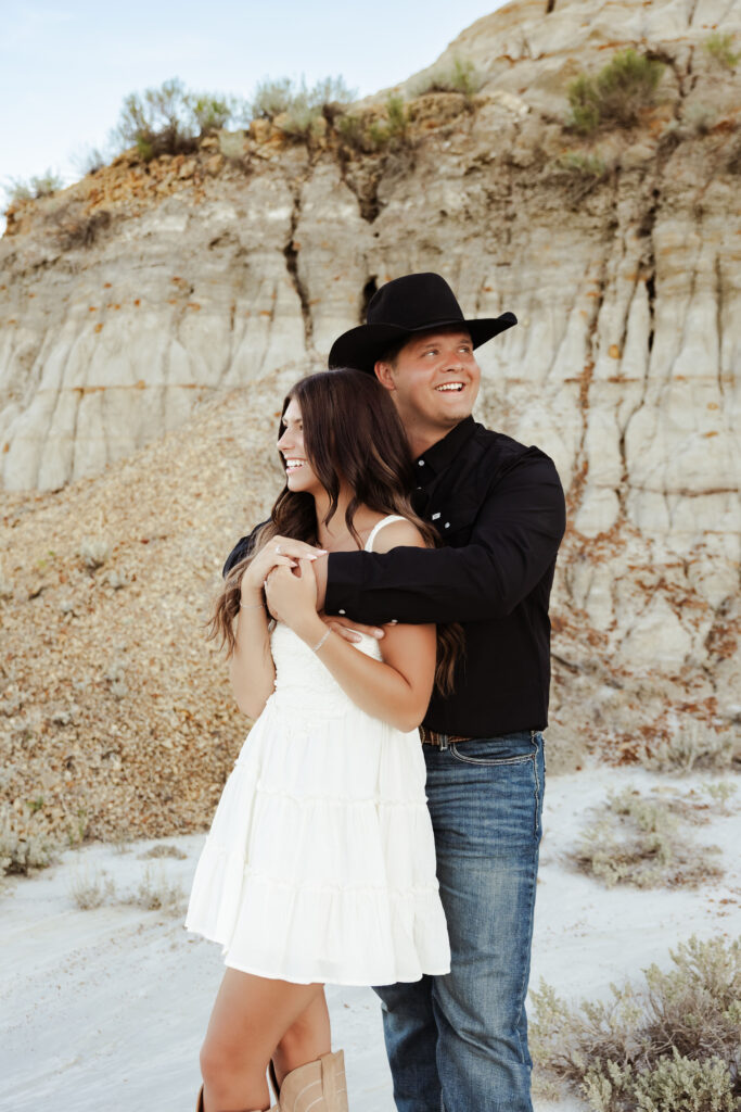 theodore roosevelt national park engagement photos