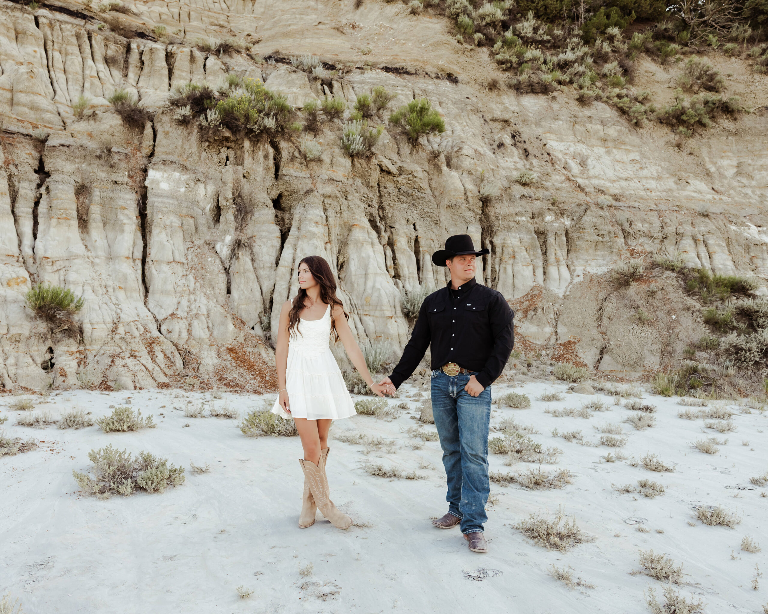 theodore roosevelt national park engagement photos