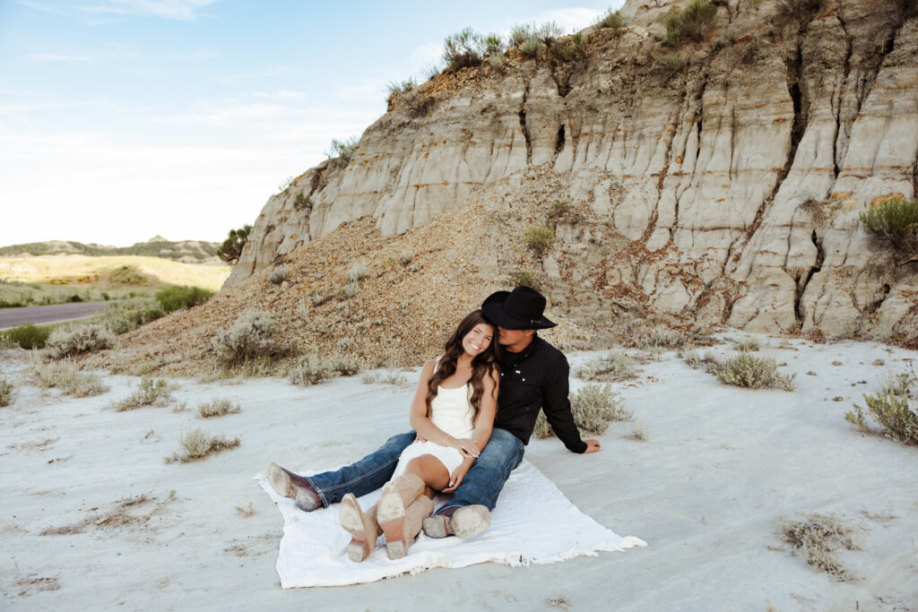 theodore roosevelt national park engagement photos