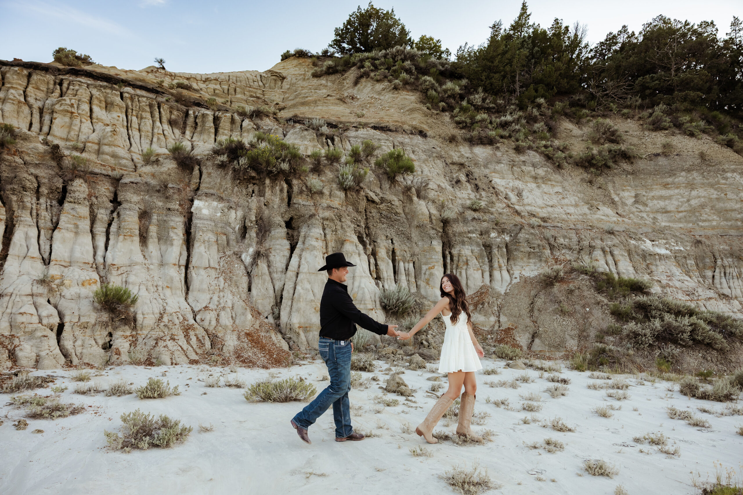 theodore roosevelt national park engagement photos