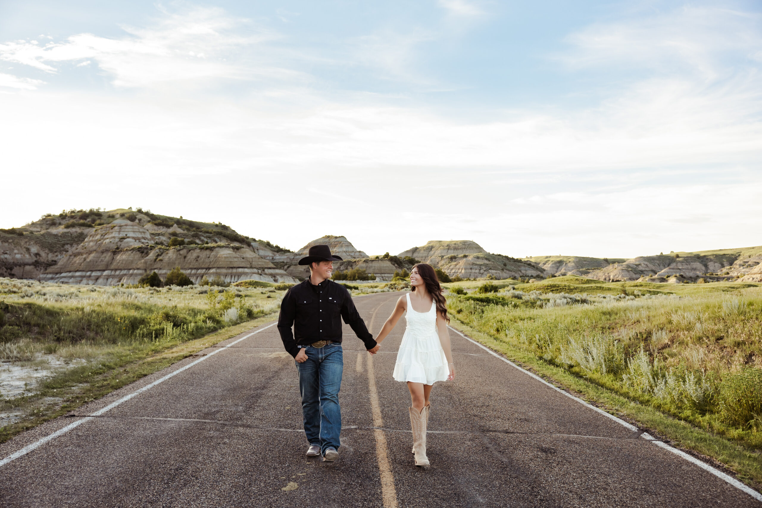 theodore roosevelt national park engagement photos
