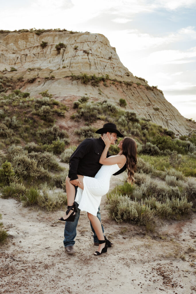 theodore roosevelt national park engagement photos