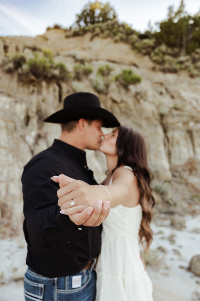 theodore roosevelt national park engagement photos