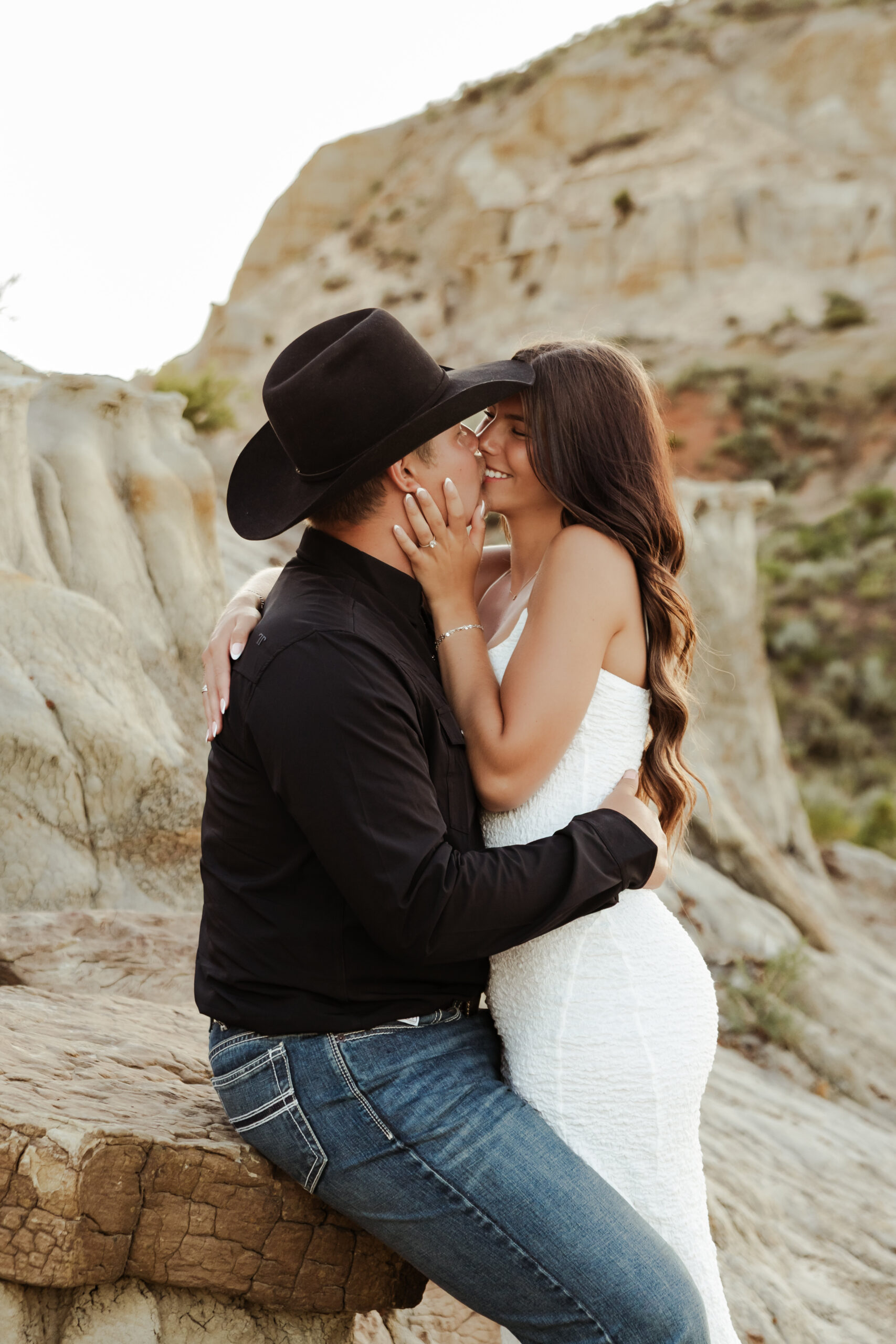 theodore roosevelt national park engagement photos