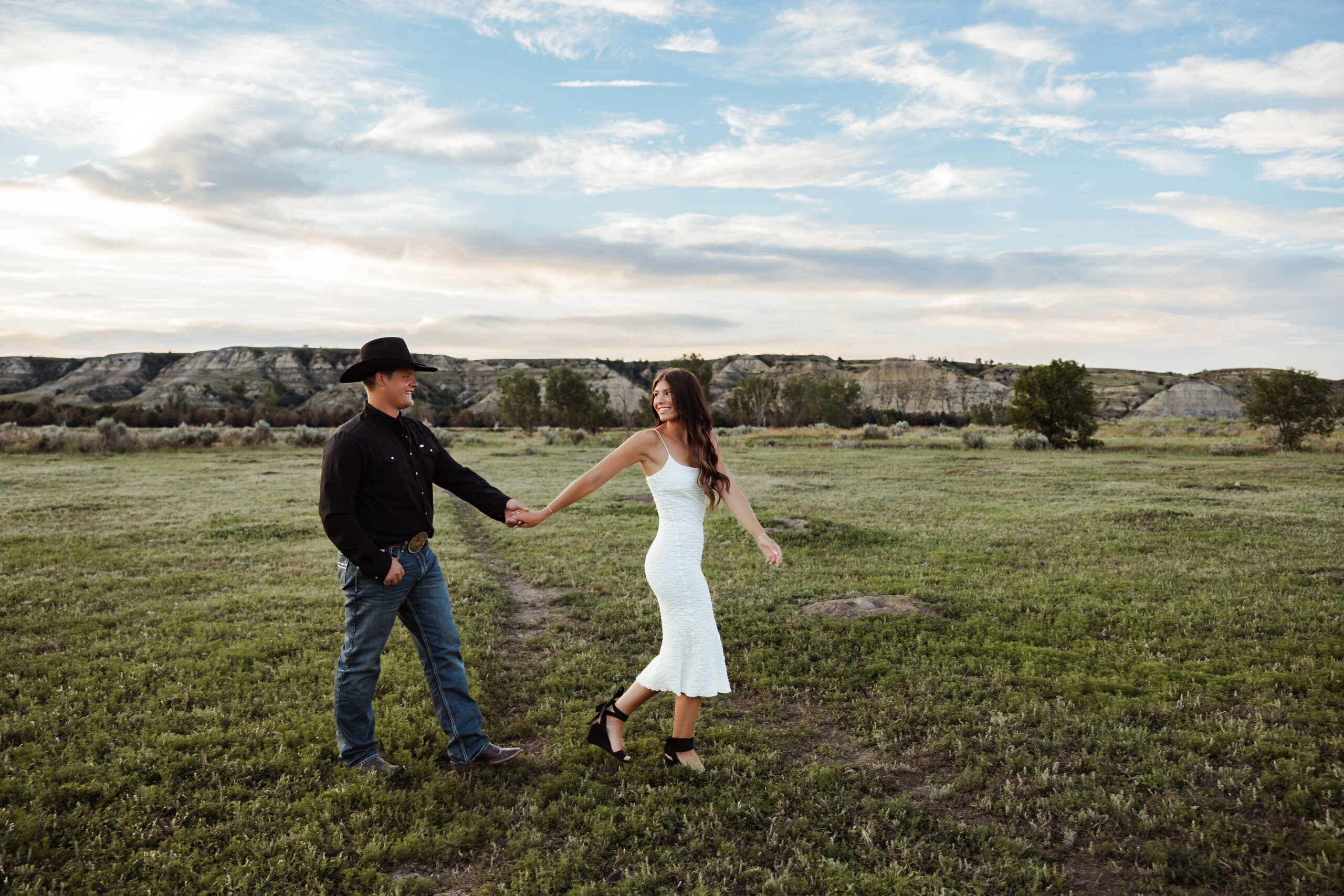 theodore roosevelt national park engagement photos