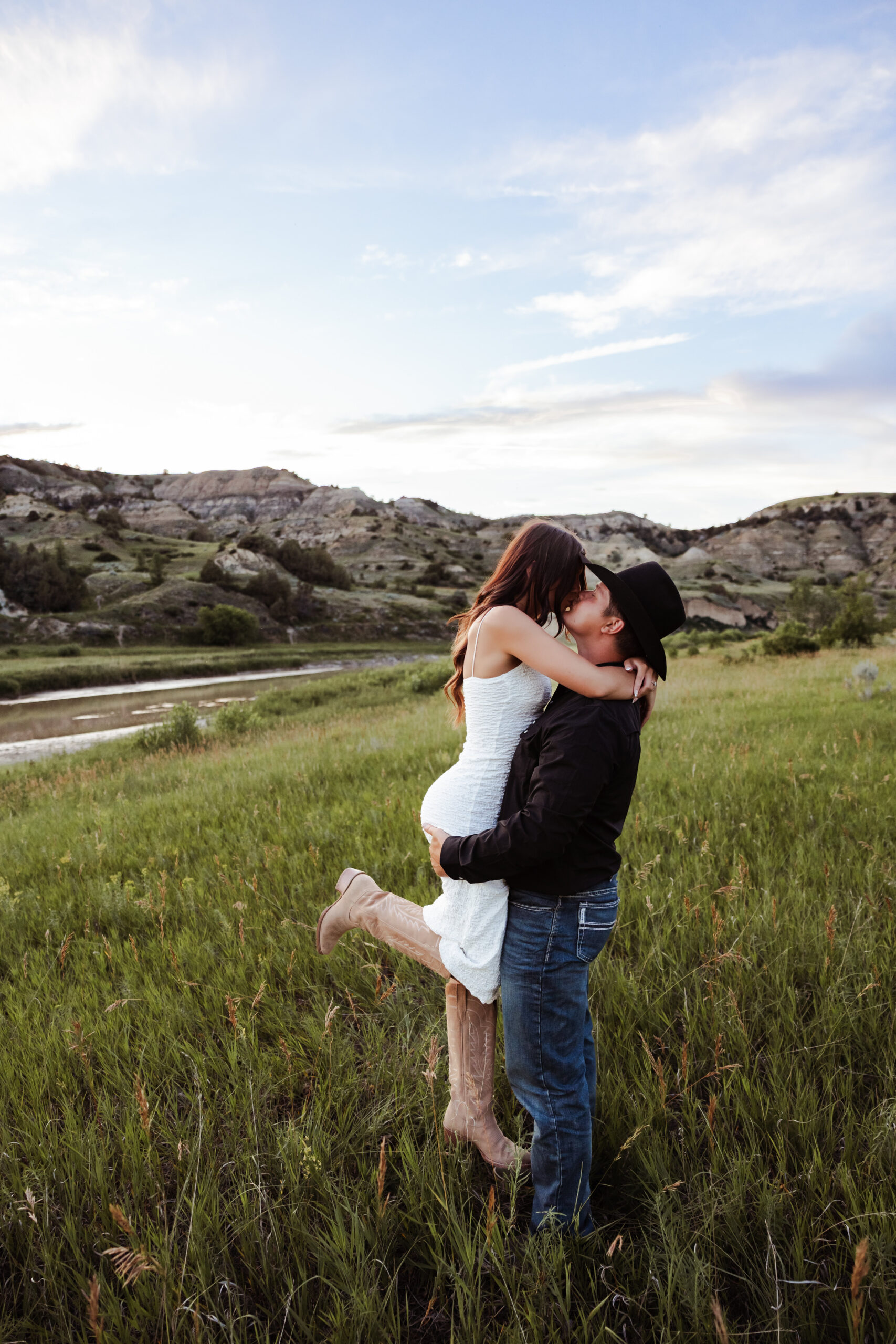 theodore roosevelt national park engagement photos