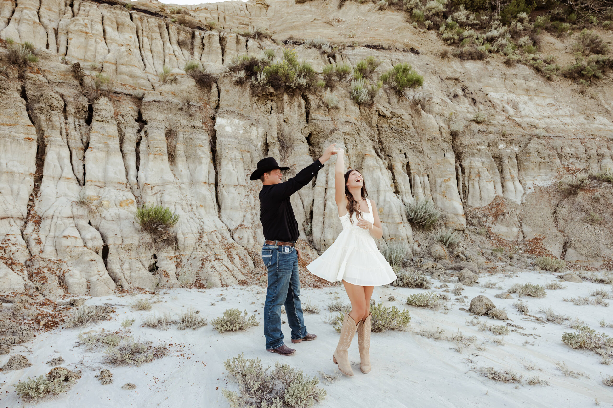 theodore roosevelt national park engagement photos