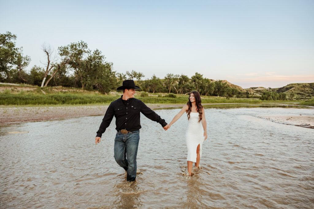 theodore roosevelt national park engagement photos