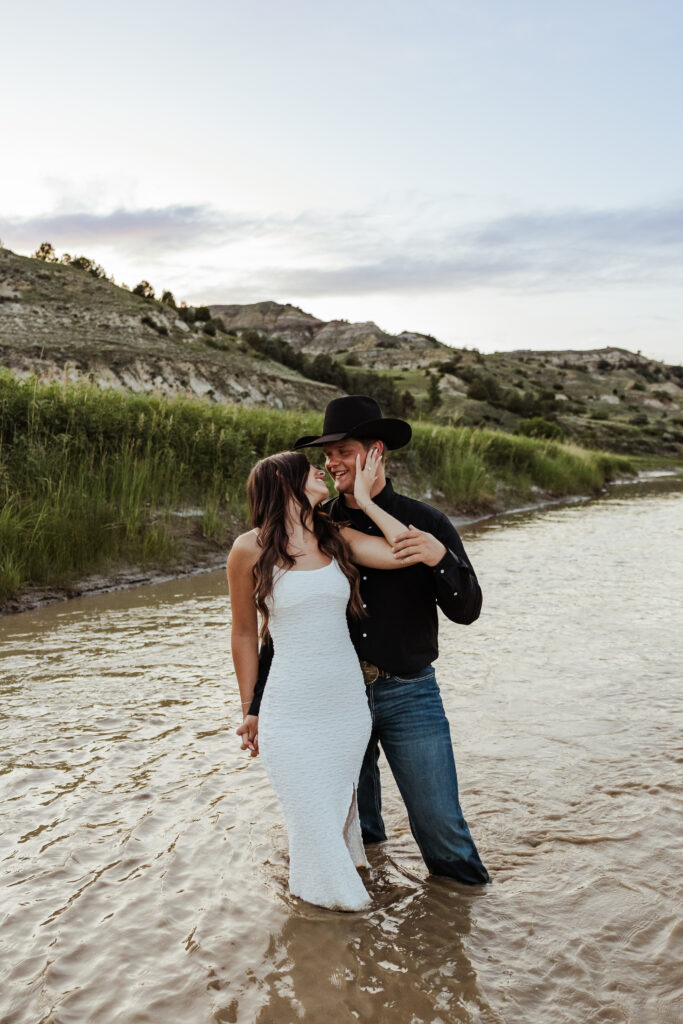 theodore roosevelt national park engagement photos