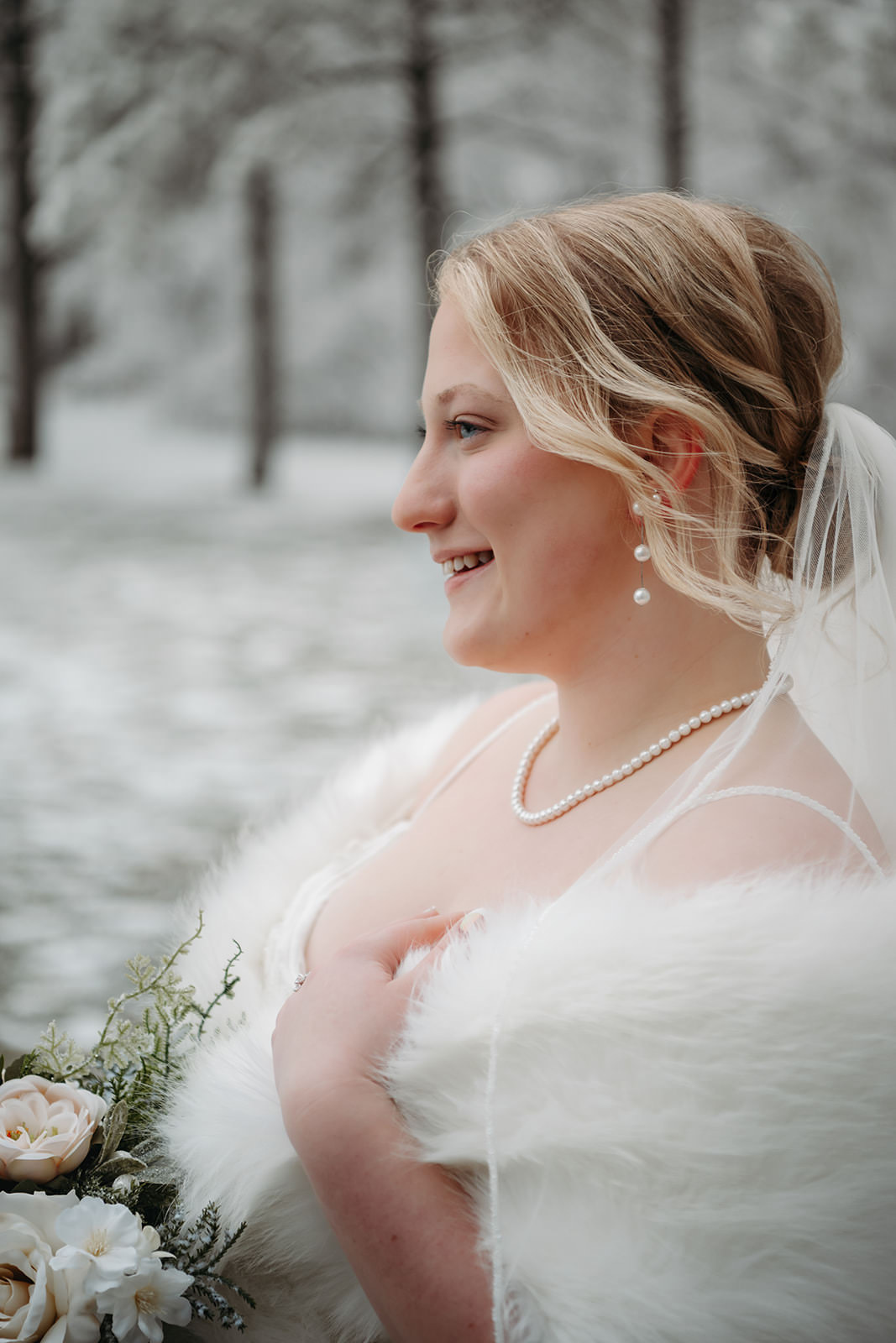 winter wedding in north dakota