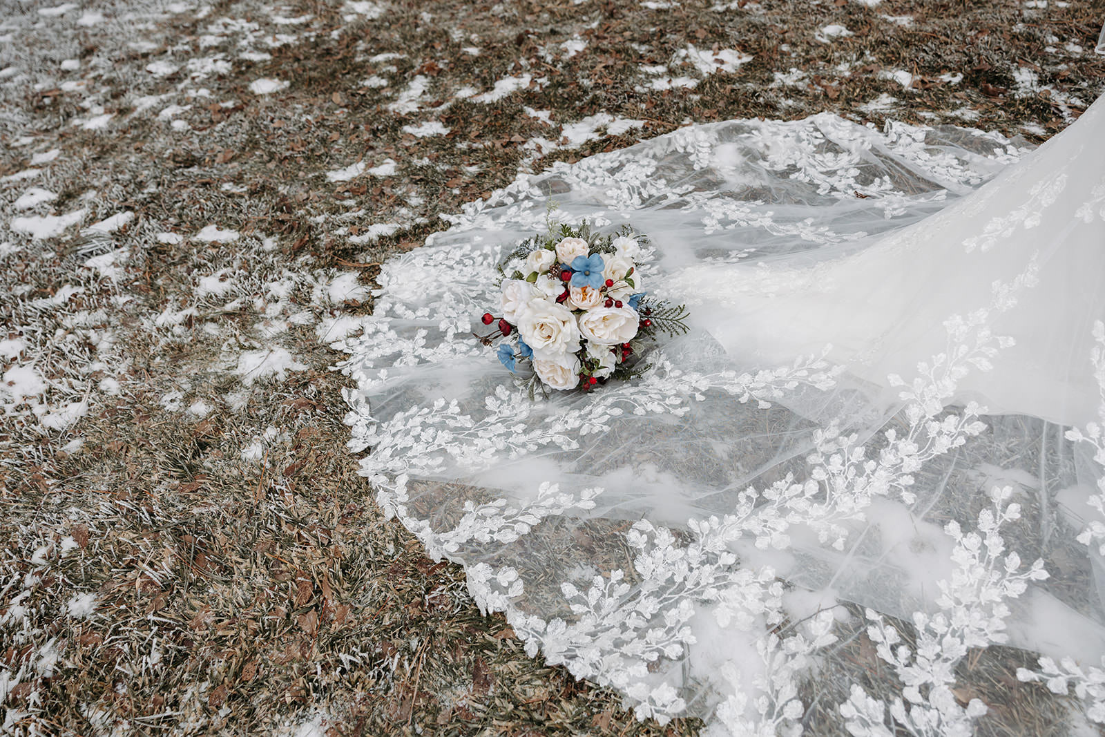 winter wedding in north dakota