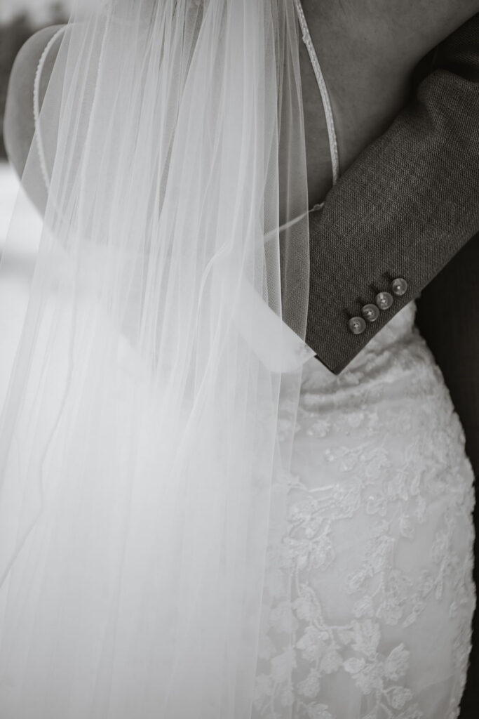 winter wedding in north dakota