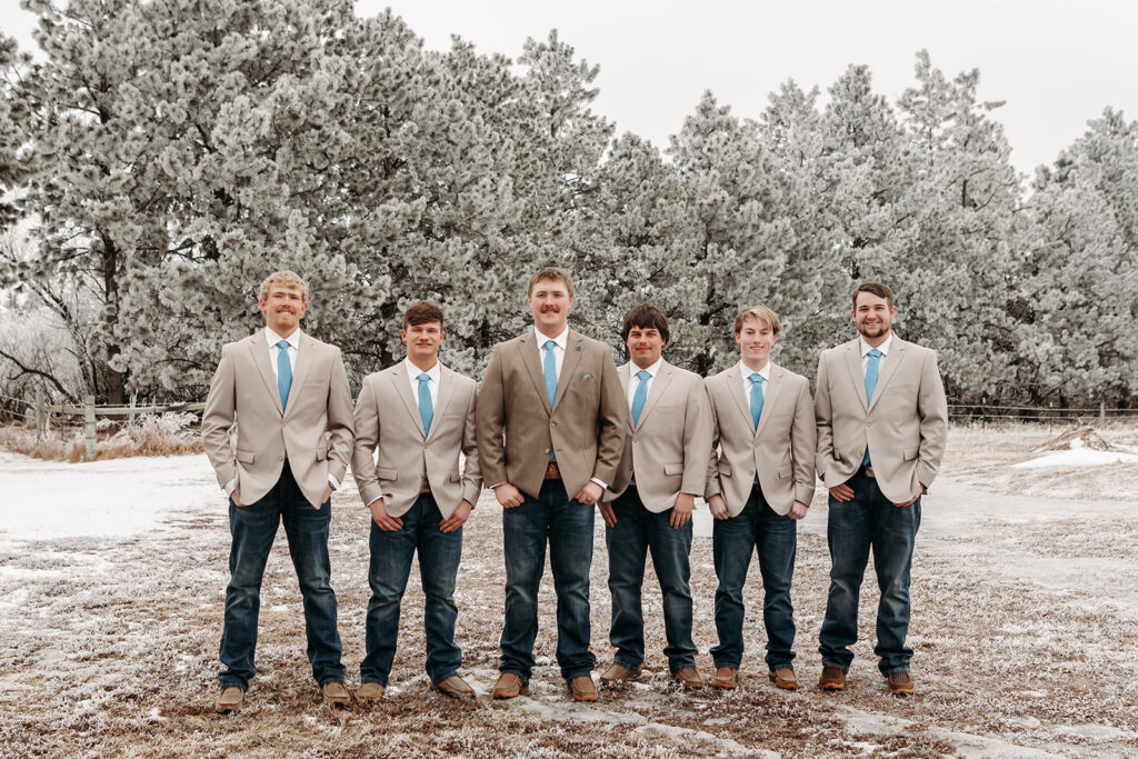 winter wedding in north dakota