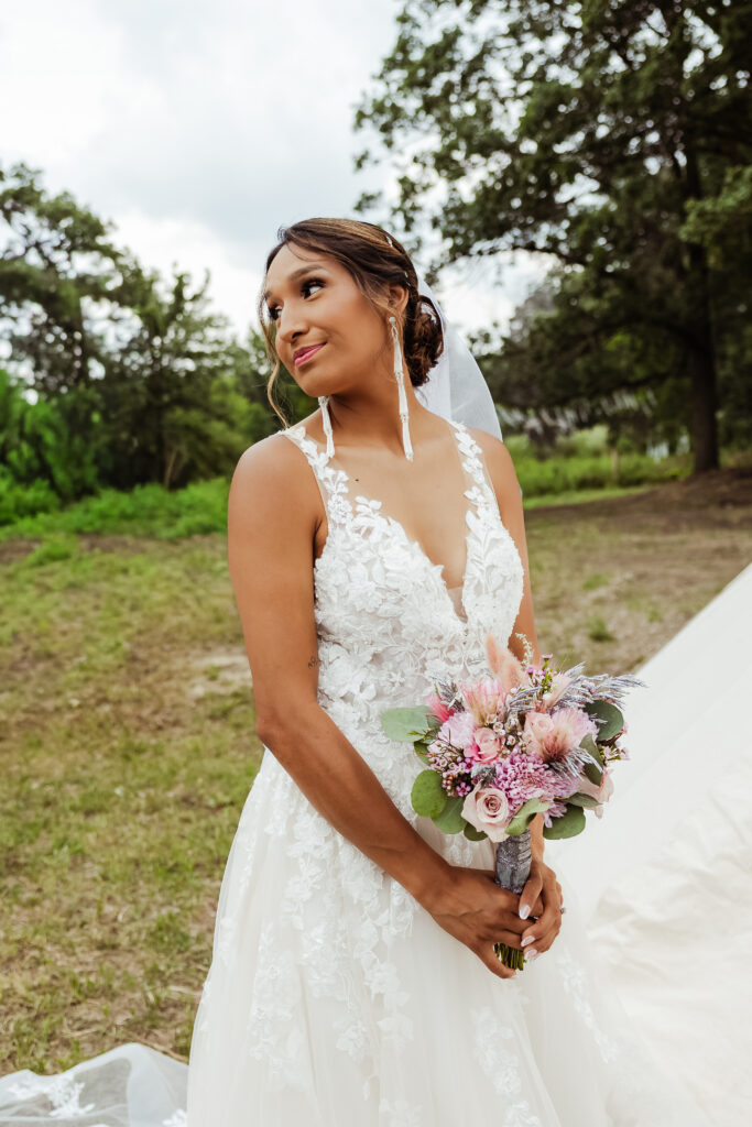 backyard wedding in mandaree, ND
