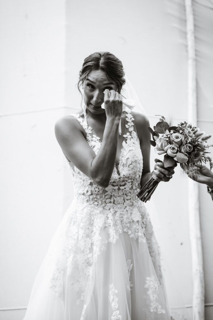 backyard wedding in mandaree, ND