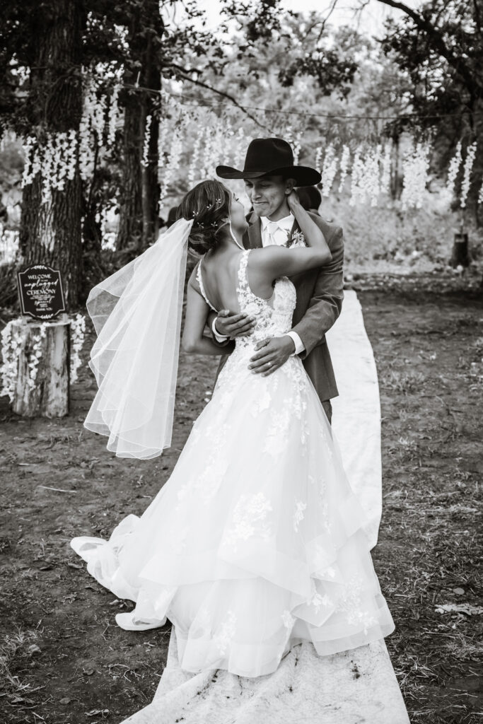 backyard wedding in mandaree, ND