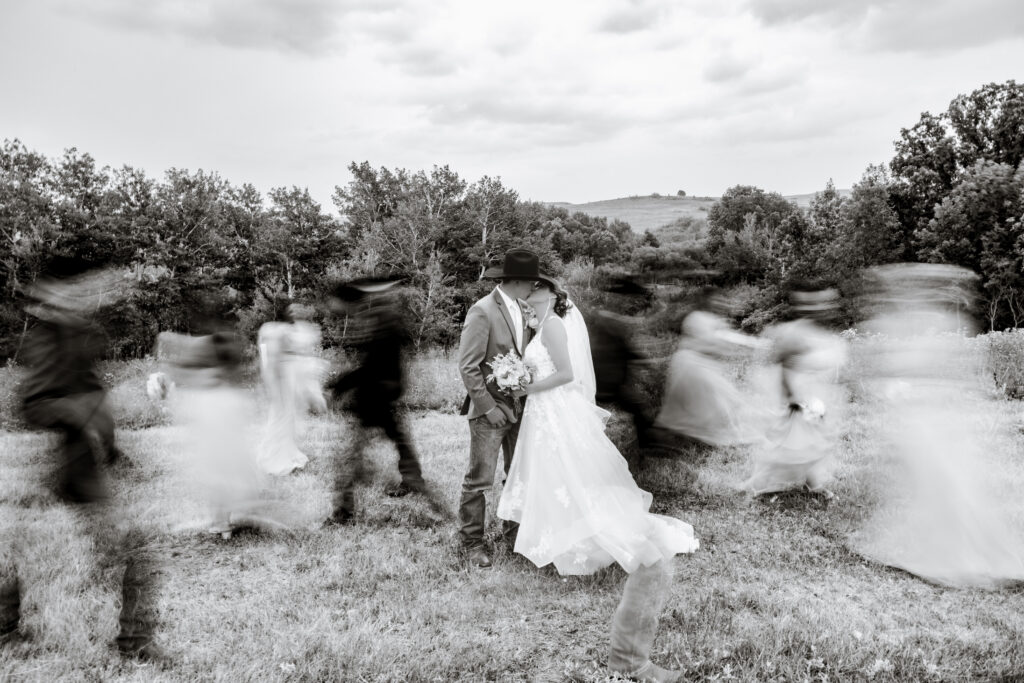 backyard wedding in mandaree, ND