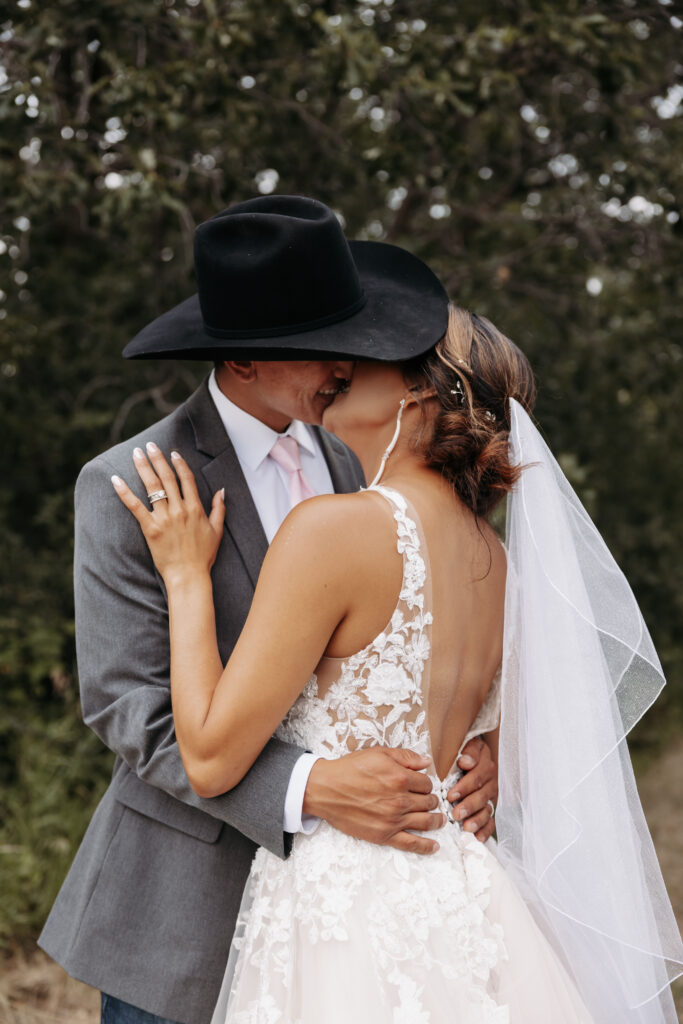 backyard wedding in mandaree, ND
