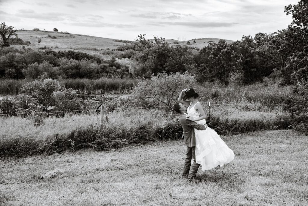 backyard wedding in mandaree, ND